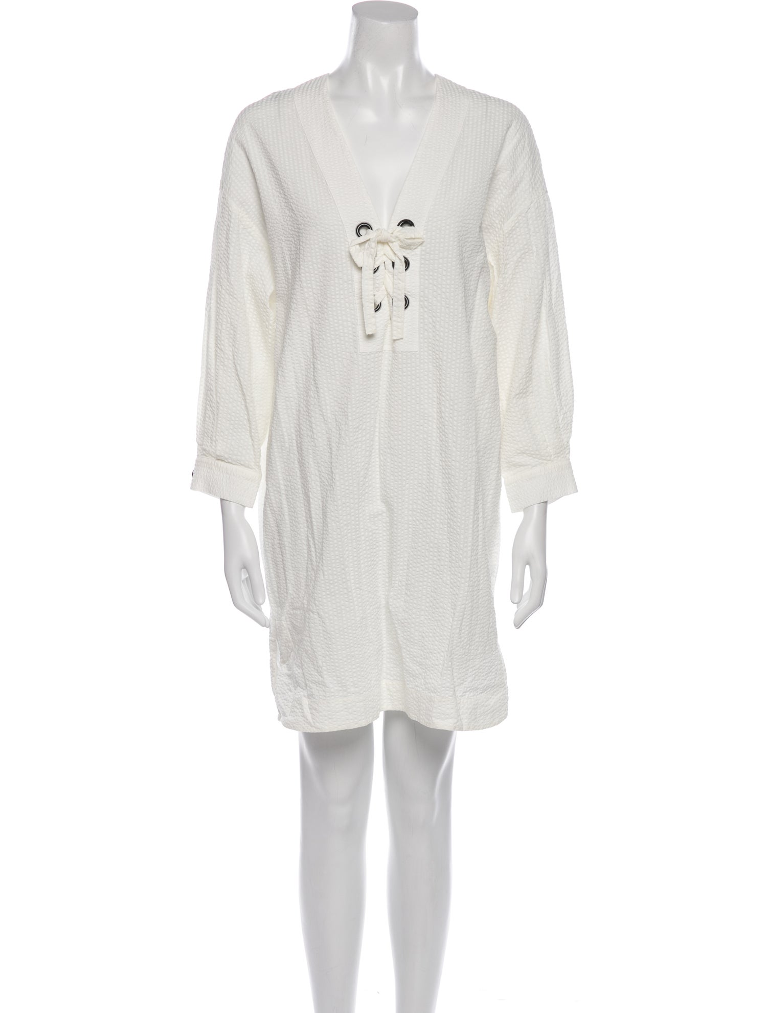 Eres V-Neck Mini Dress