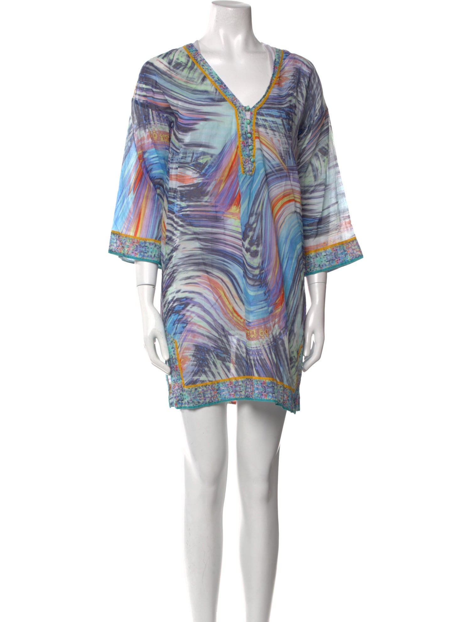 Eres Printed Mini Dress