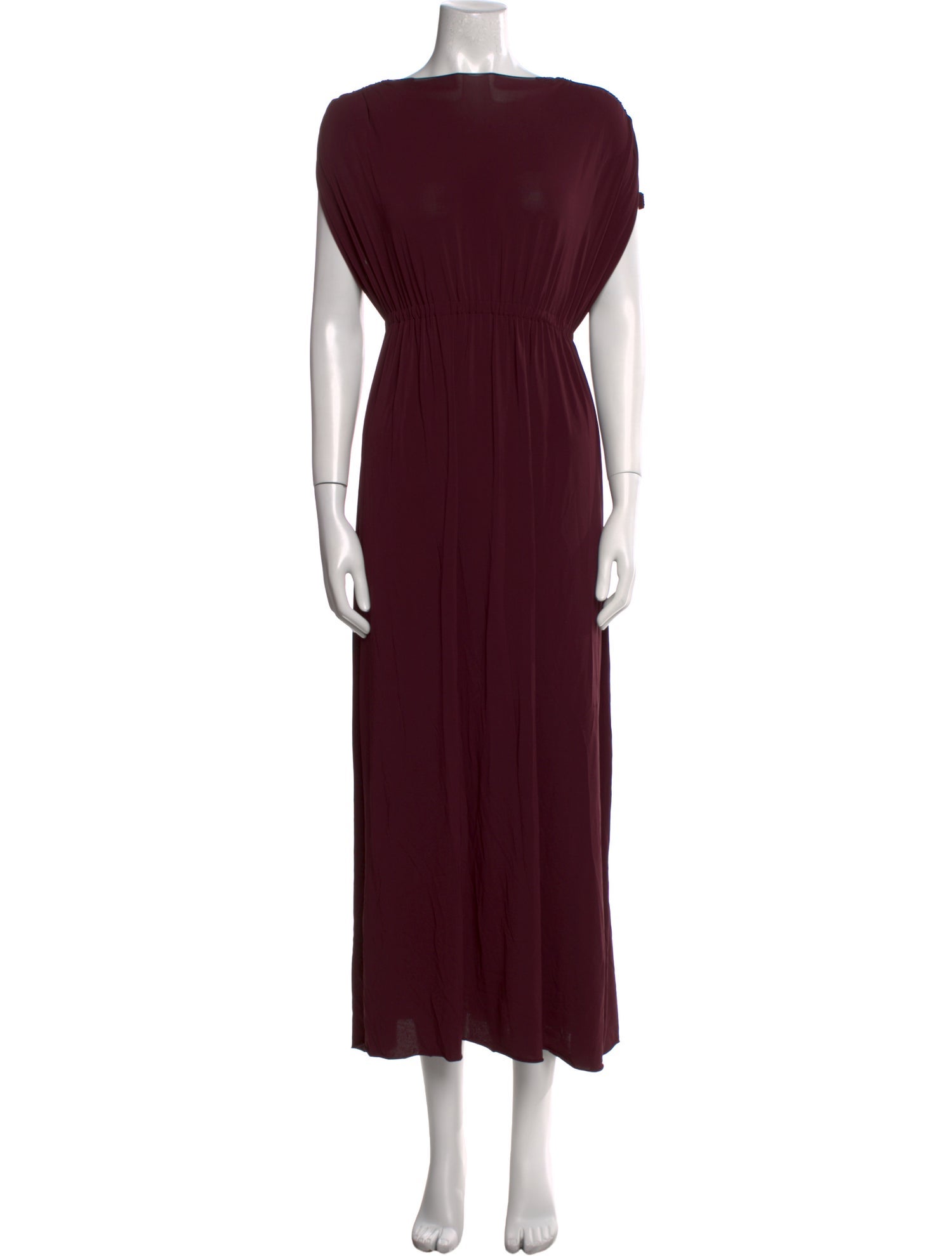 Eres Bateau Neckline Midi Length Dress