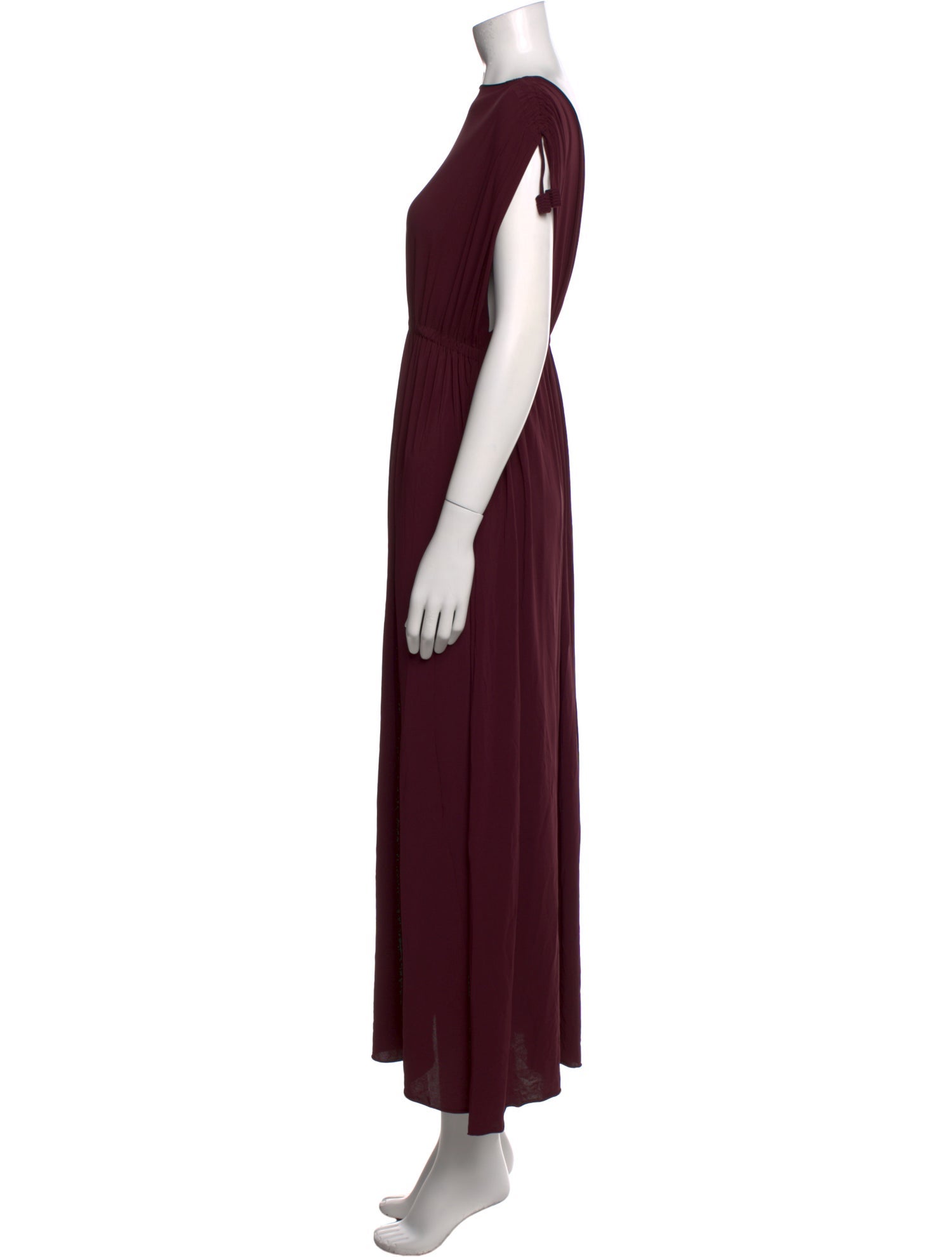 Eres Bateau Neckline Midi Length Dress