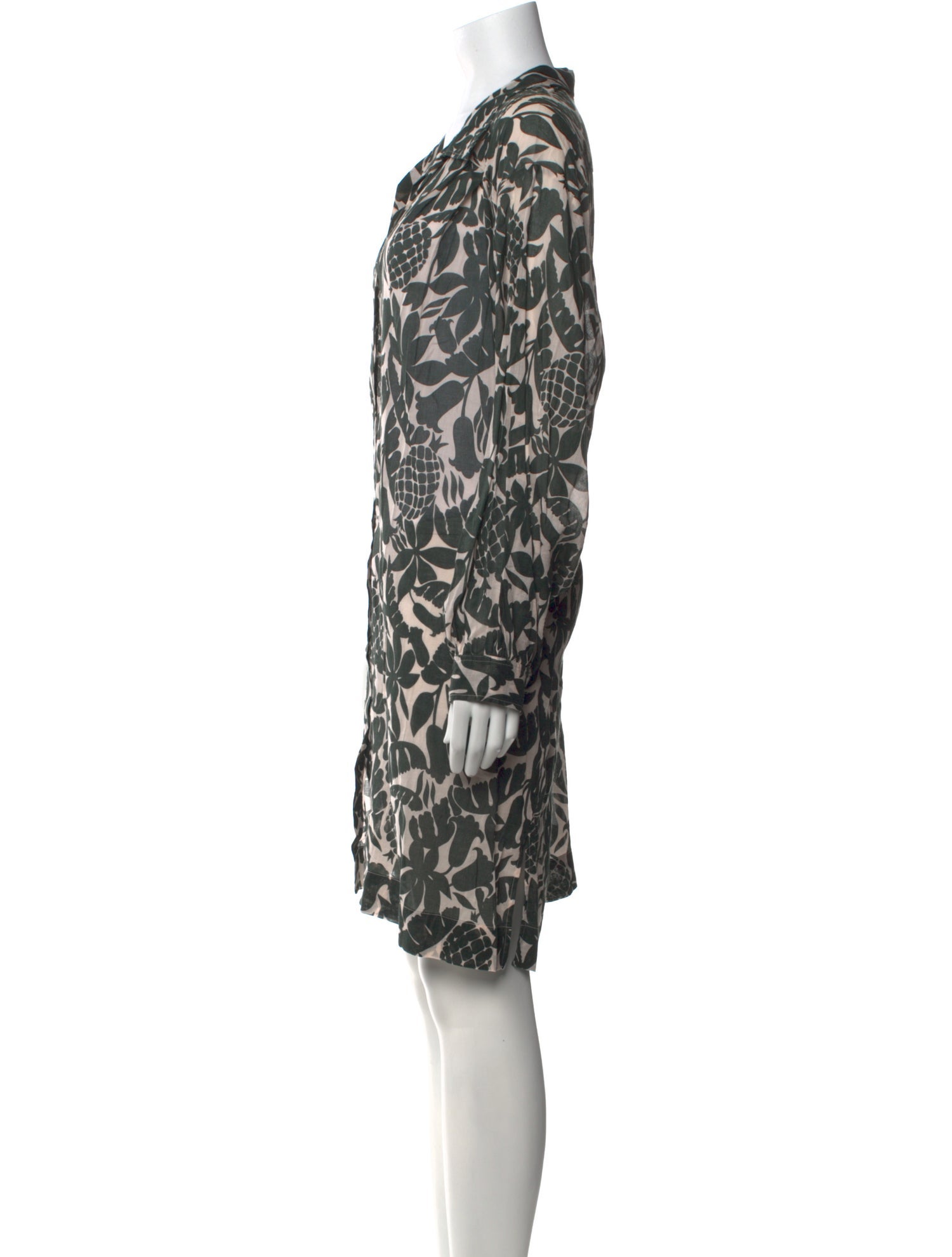 Eres Printed Knee-Length Dress