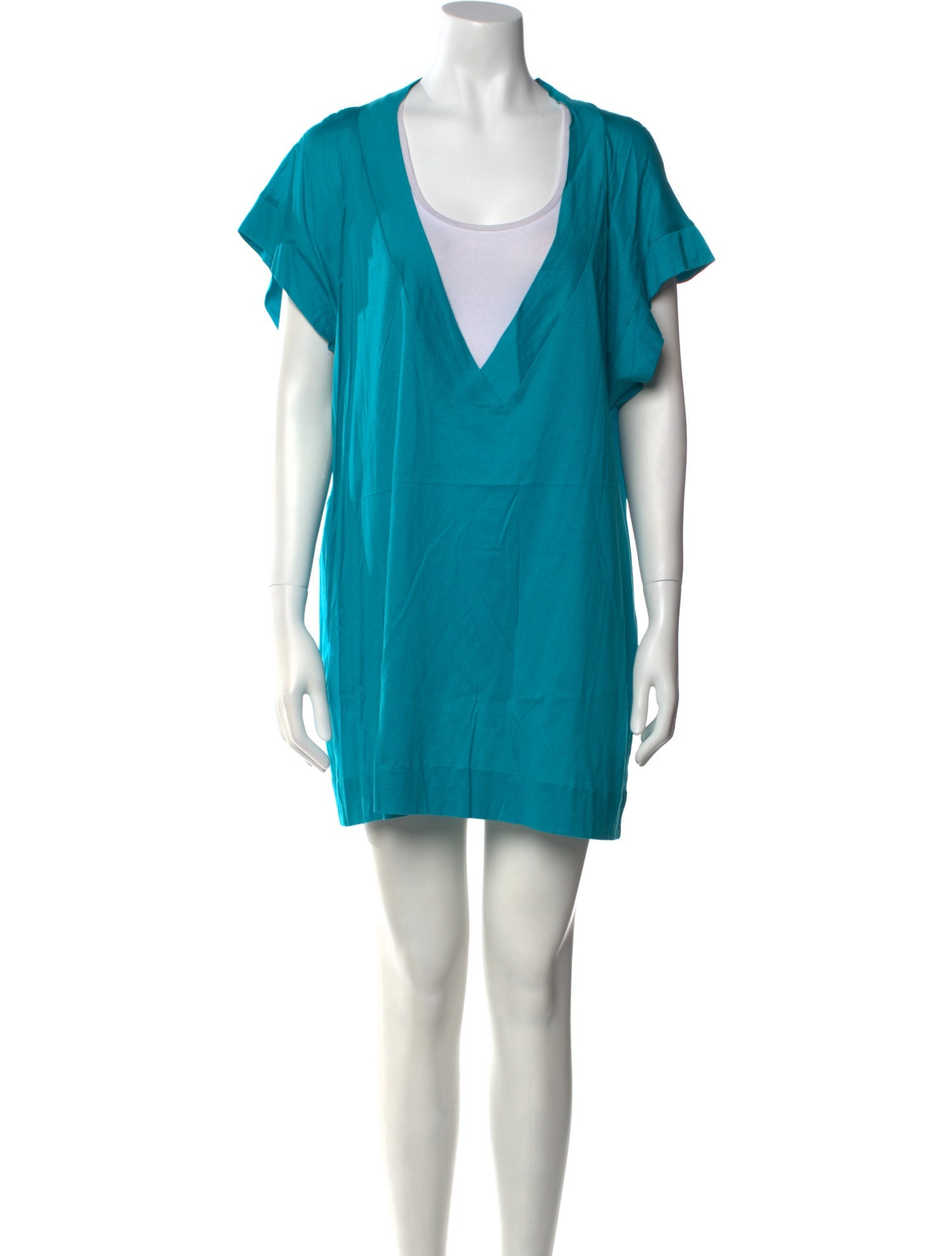 Eres Cowl Neck Mini Dress