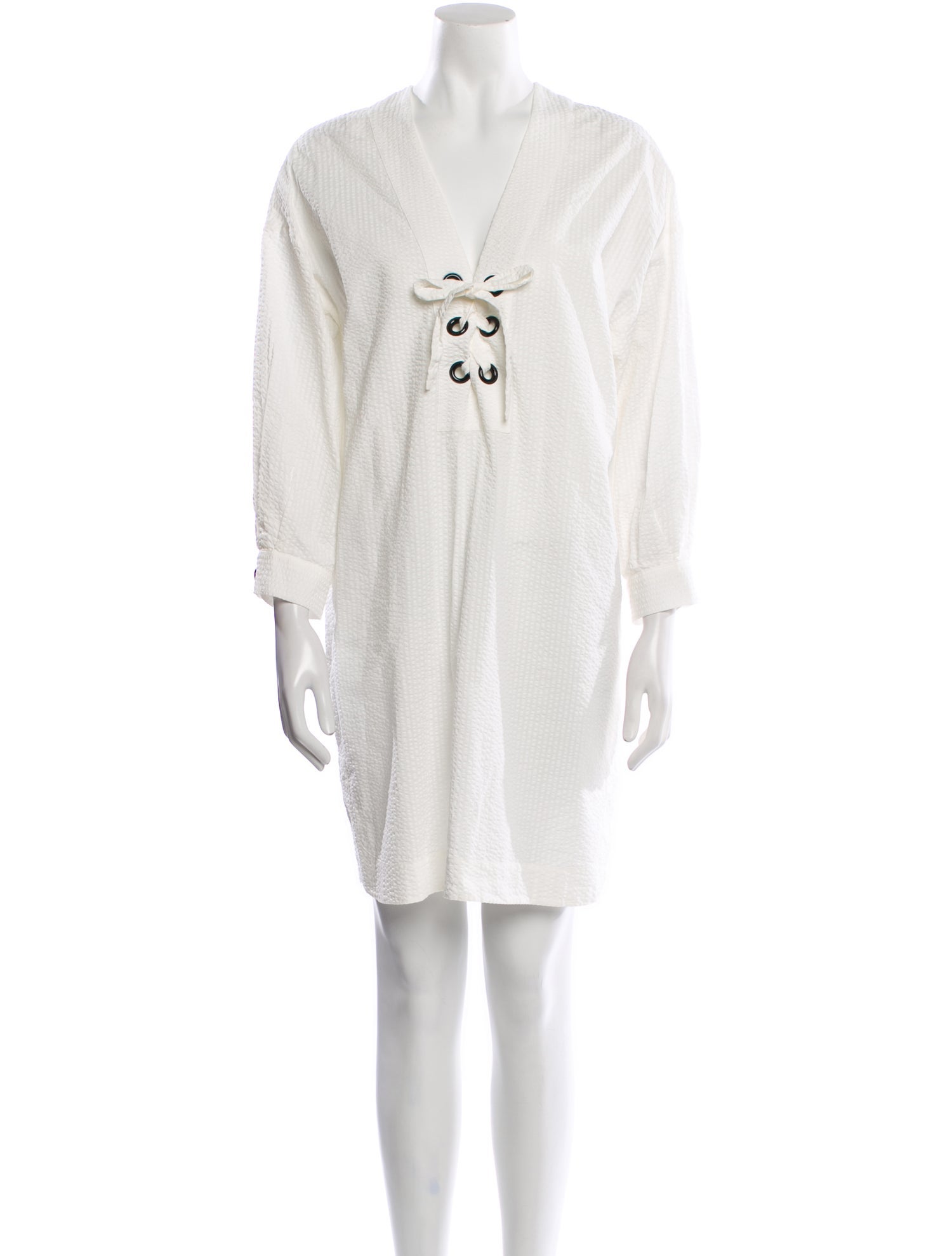 Eres V-Neck Mini Dress