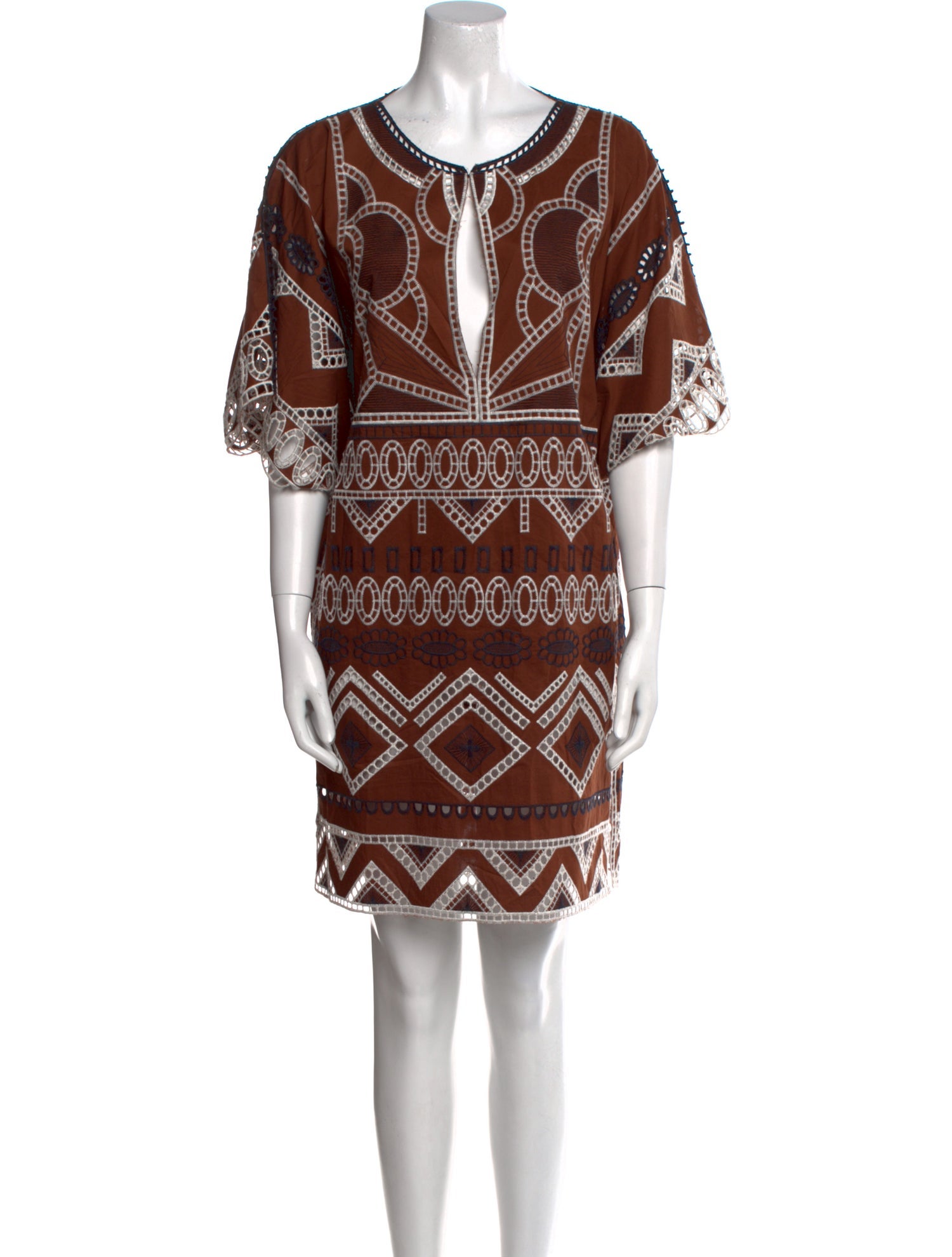 Eres Printed Mini Dress