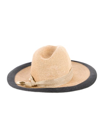 Eres Eres Paper Woven Fedora Hat