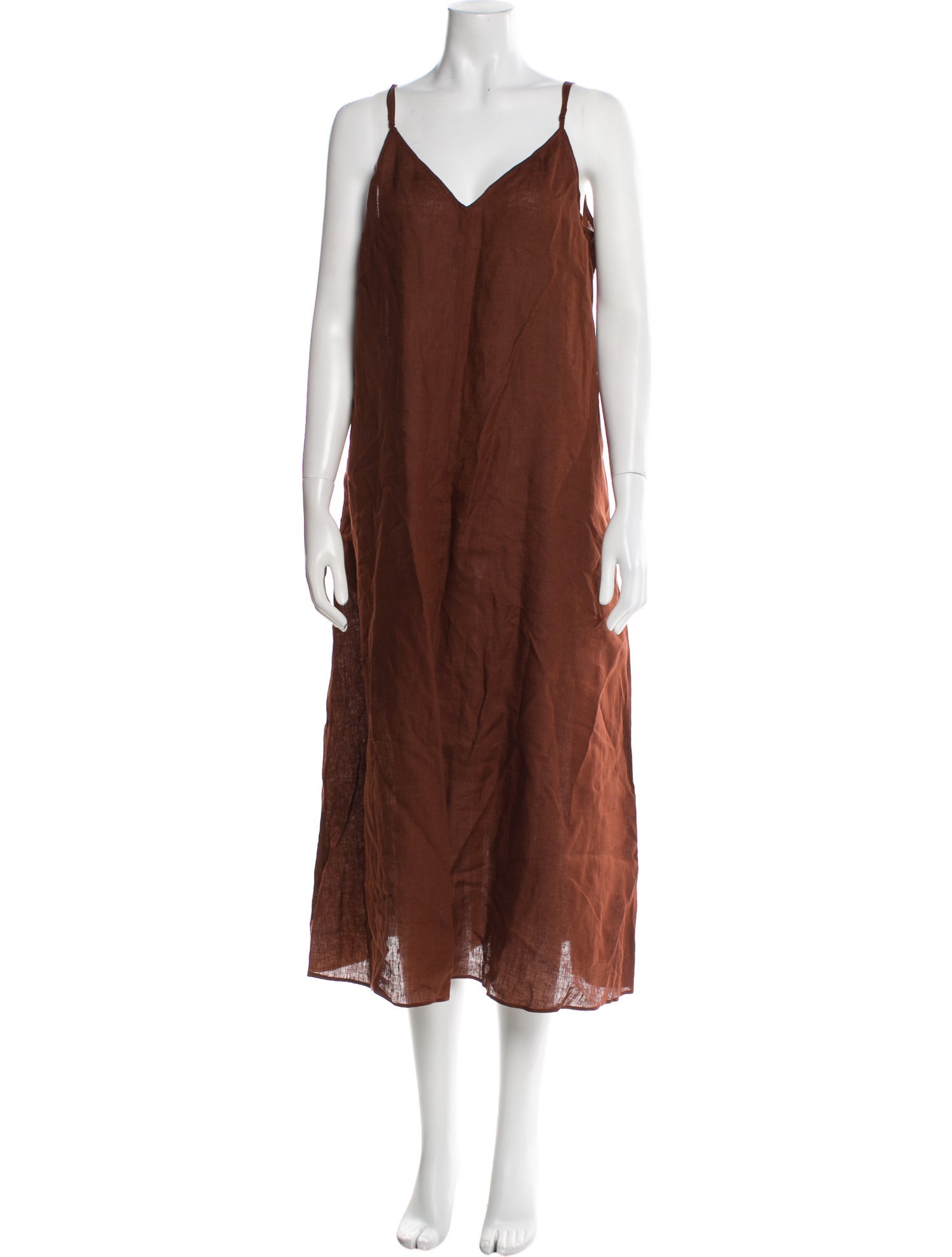 Eres Linen Midi Length Dress w/ Tags