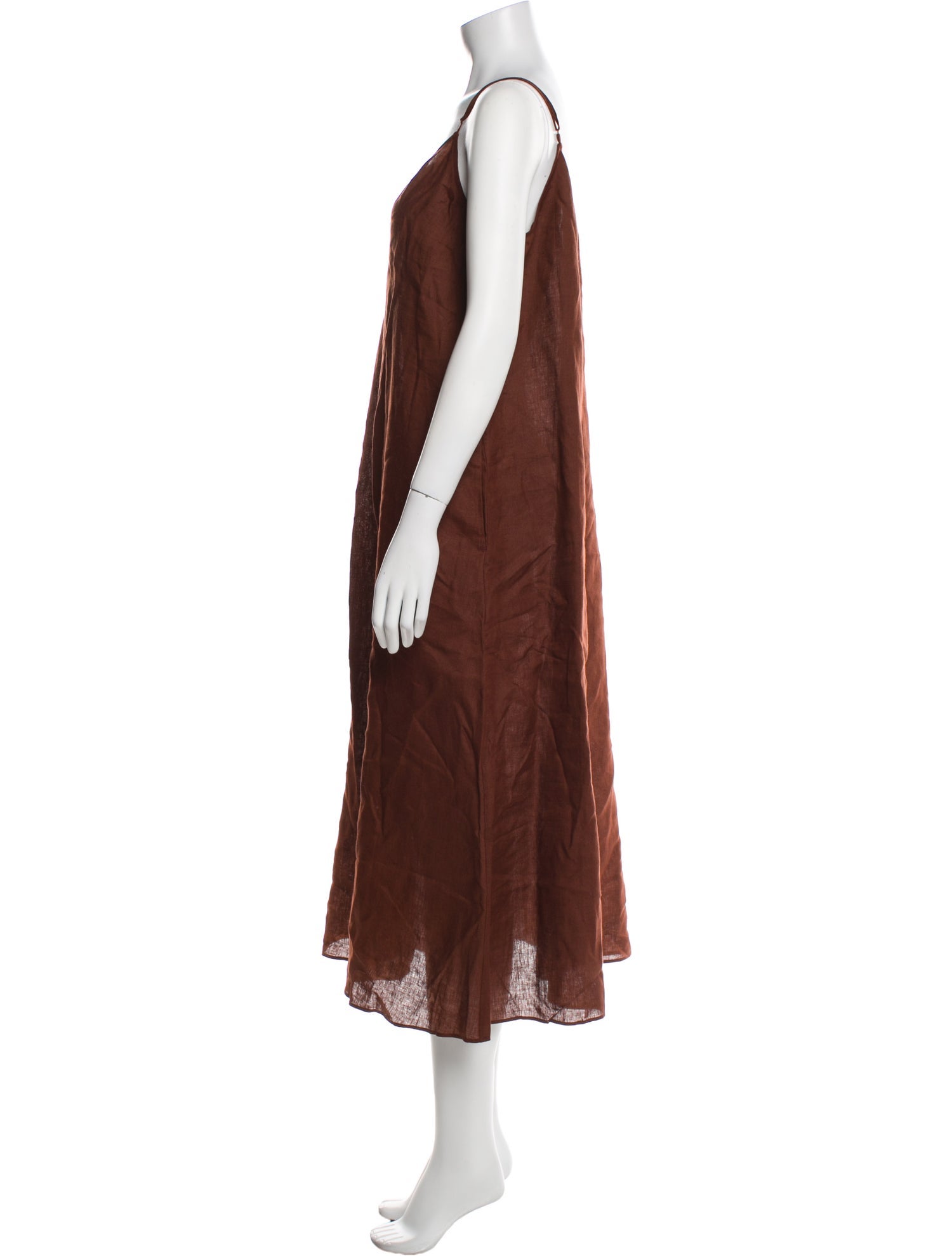 Eres Linen Midi Length Dress w/ Tags