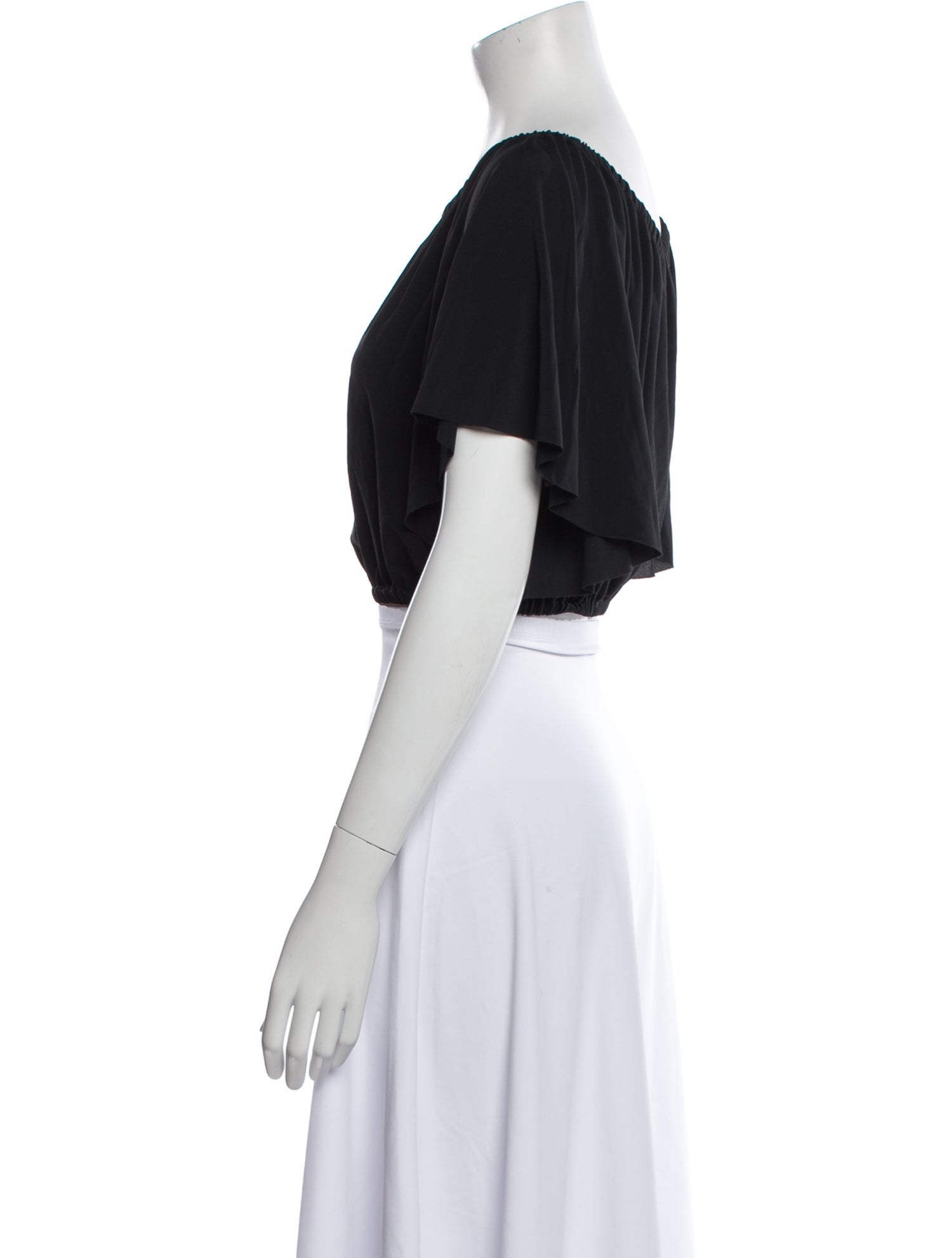 Eres Scoop Neck Short Sleeve Crop Top w/ Tags