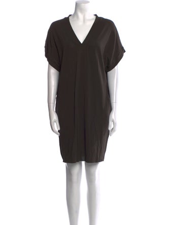 Eres V-Neck Knee-Length Dress