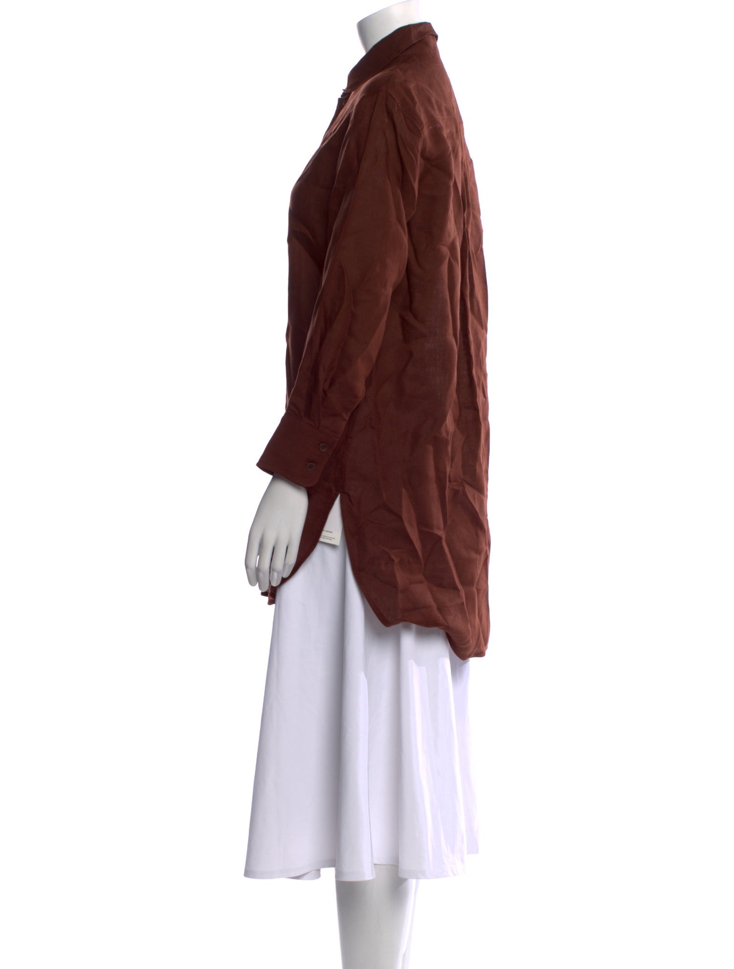 Eres Linen Long Sleeve Tunic