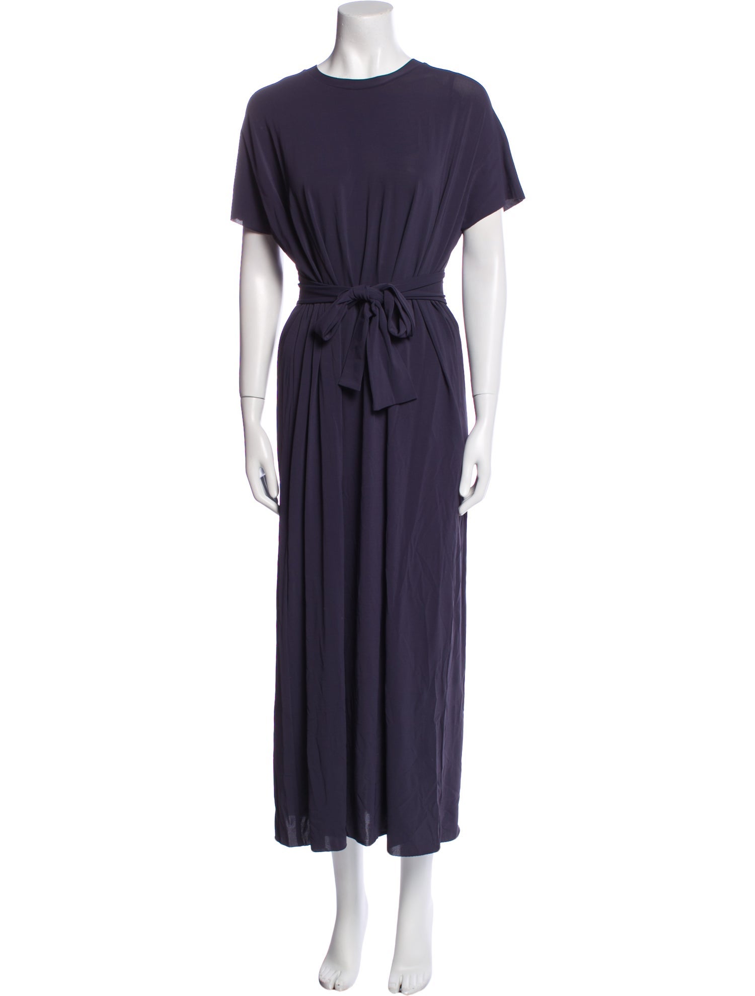 Eres Crew Neck Midi Length Dress