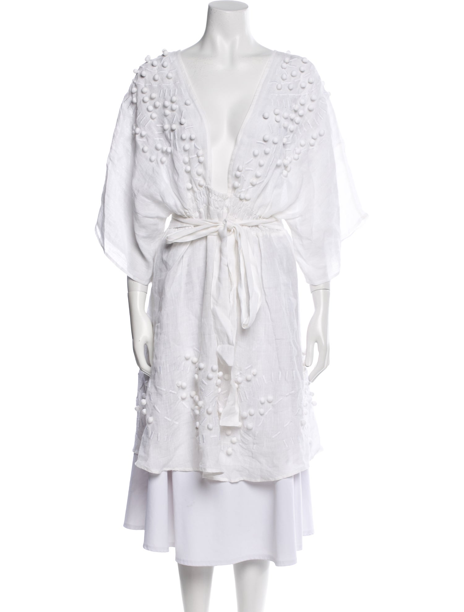 Eres Embroidered Accent Cover-Up