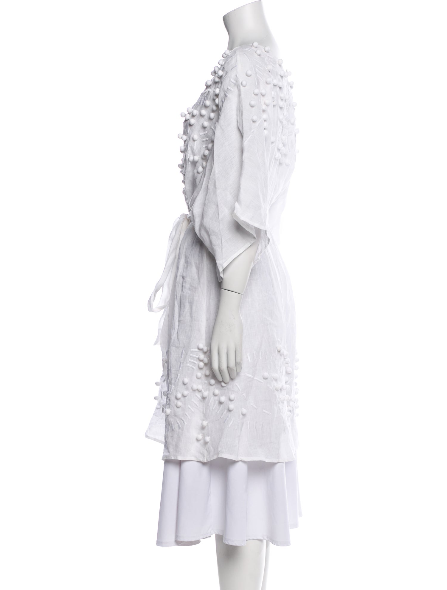 Eres Embroidered Accent Cover-Up