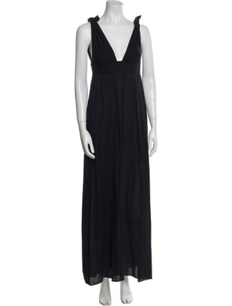 Eres V-Neck Long Dress