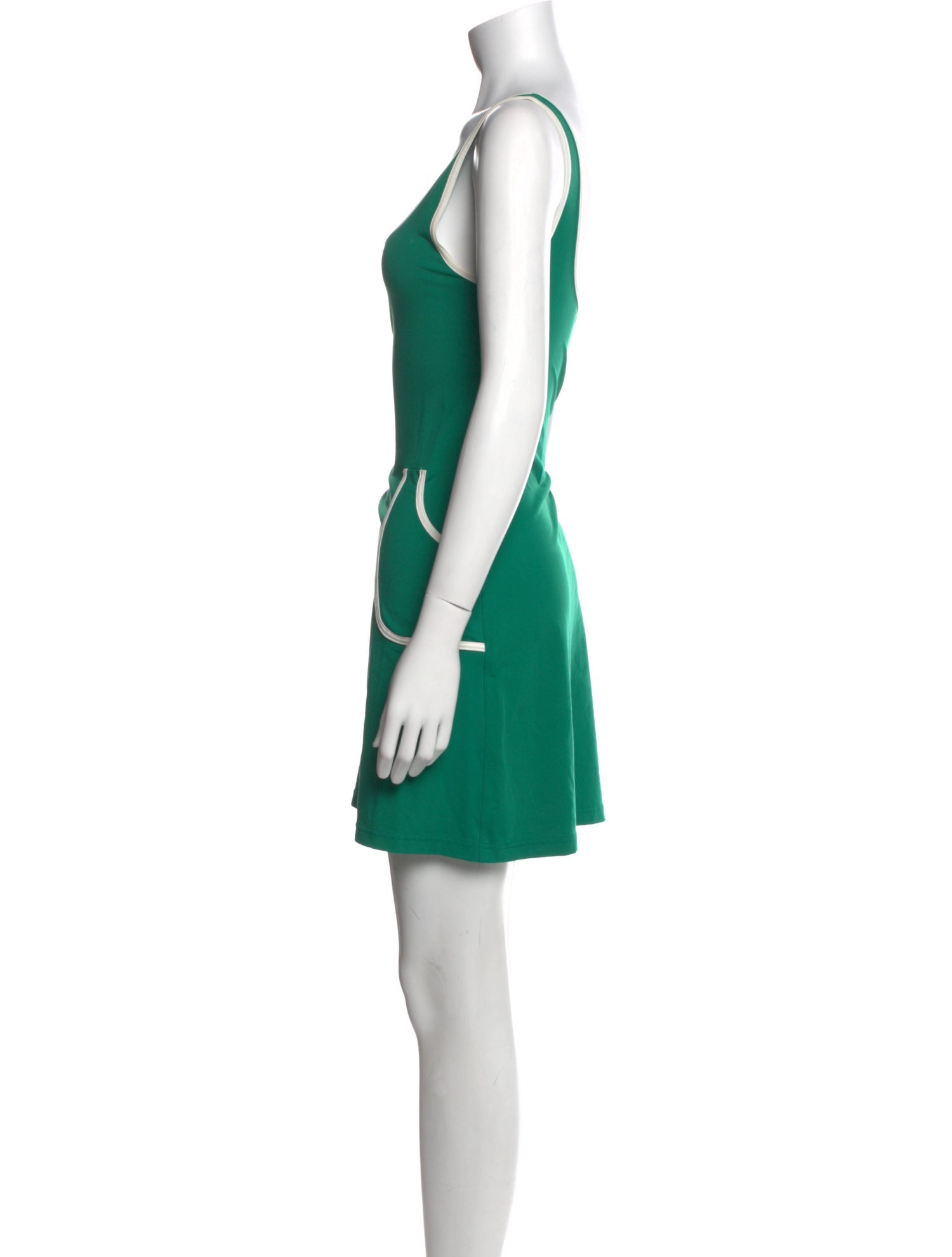 Eres Square Neckline Mini Dress