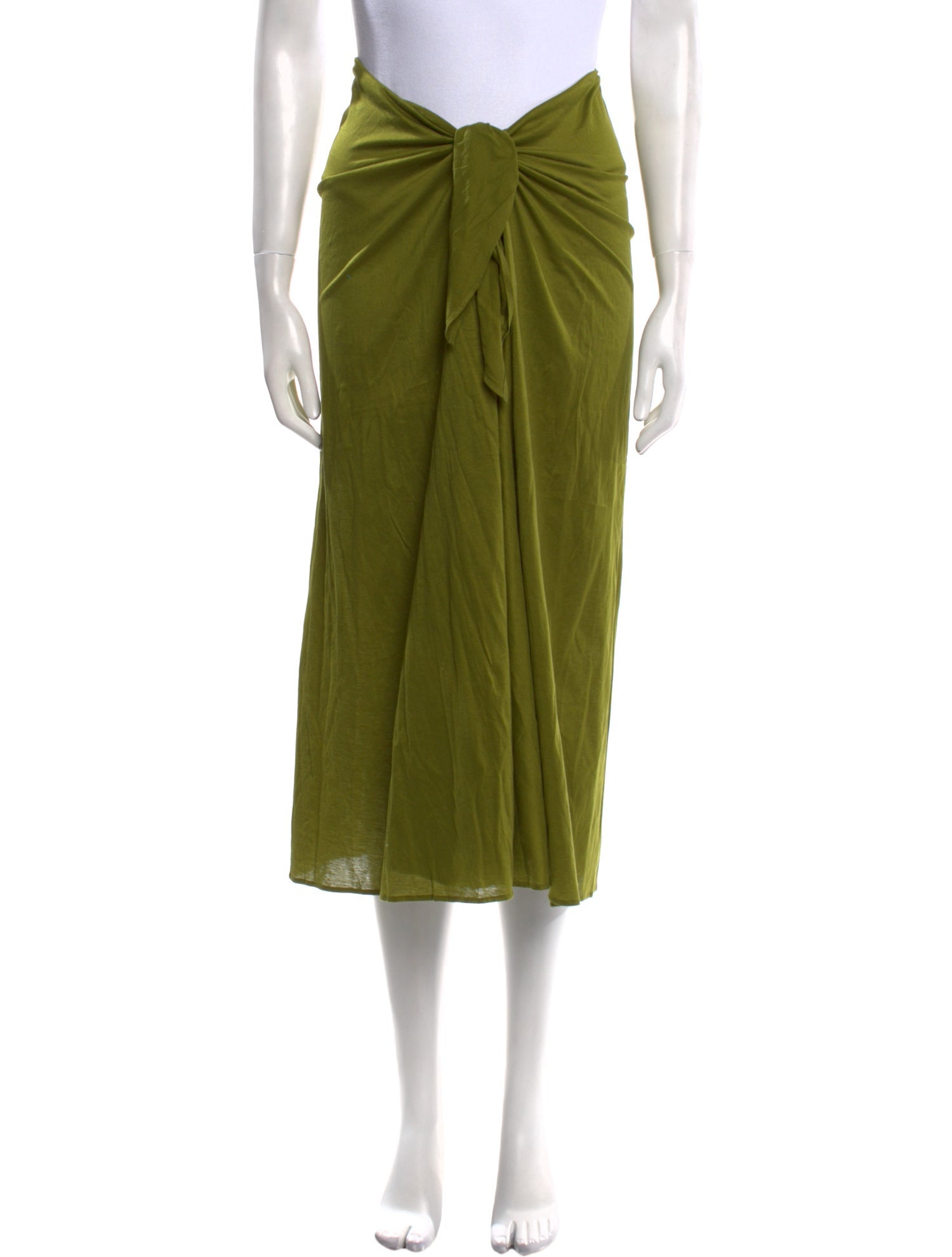 Eres Bow Accents Midi Length Skirt