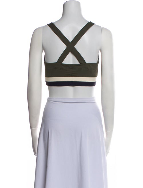 Eres Square Neckline Sleeveless Crop Top