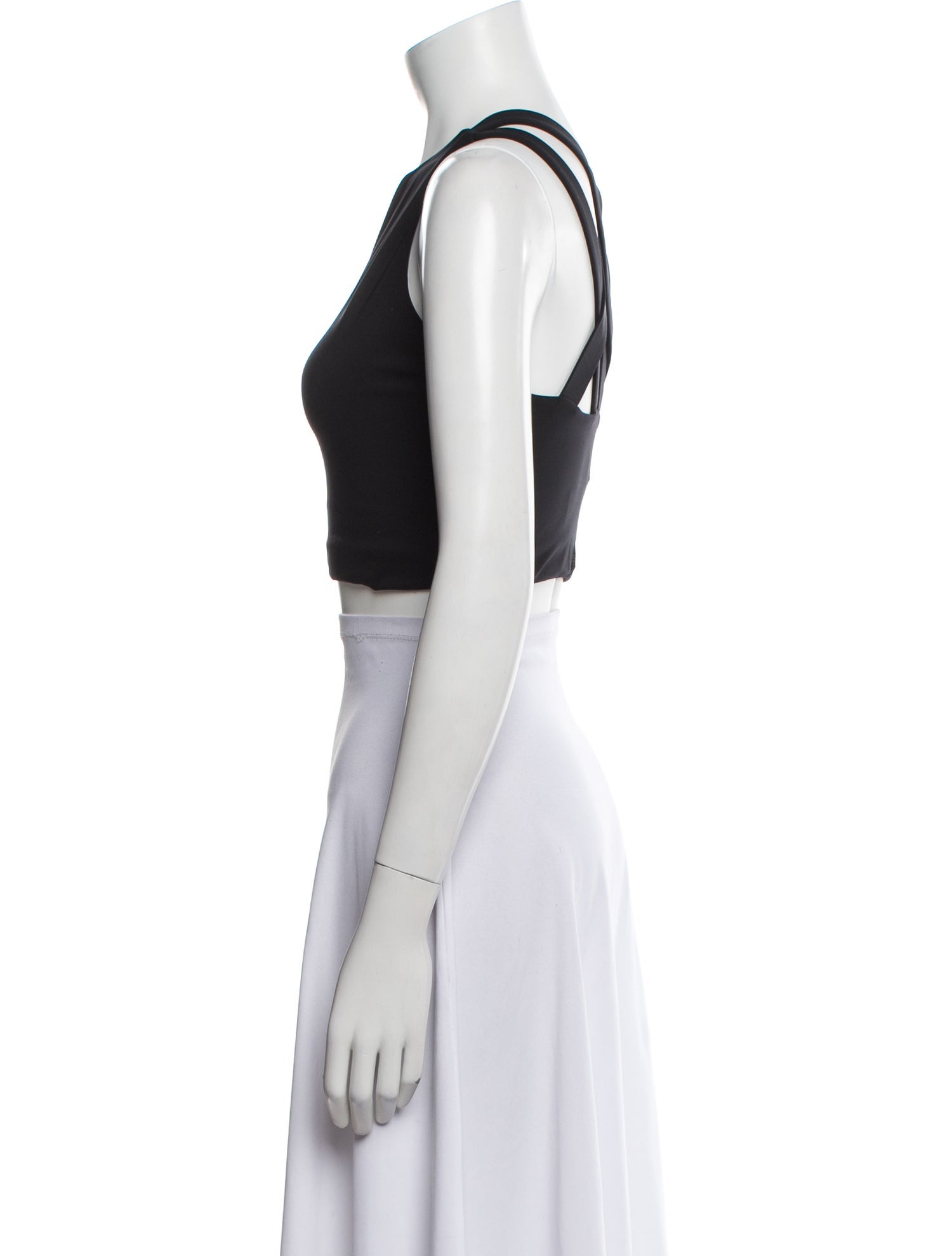 Eres Crew Neck Sleeveless Crop Top