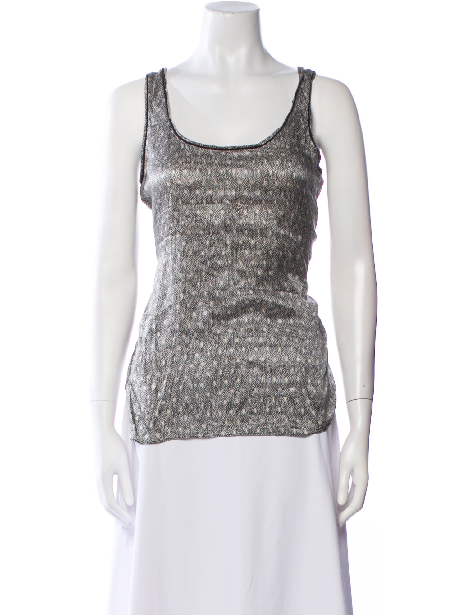 Eres Silk Scoop Neck Top