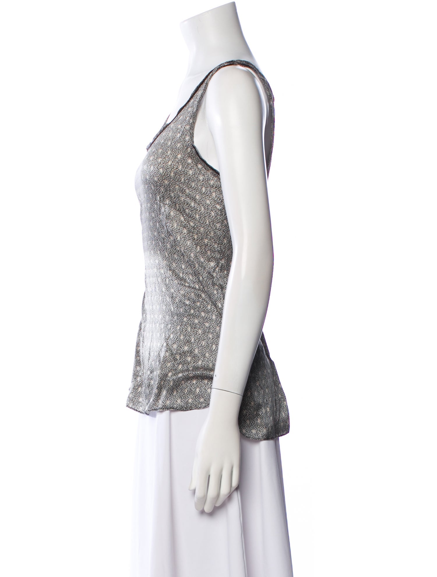 Eres Silk Scoop Neck Top