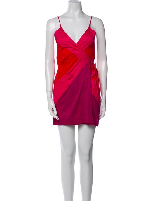 Eres Colorblock Pattern Mini Dress