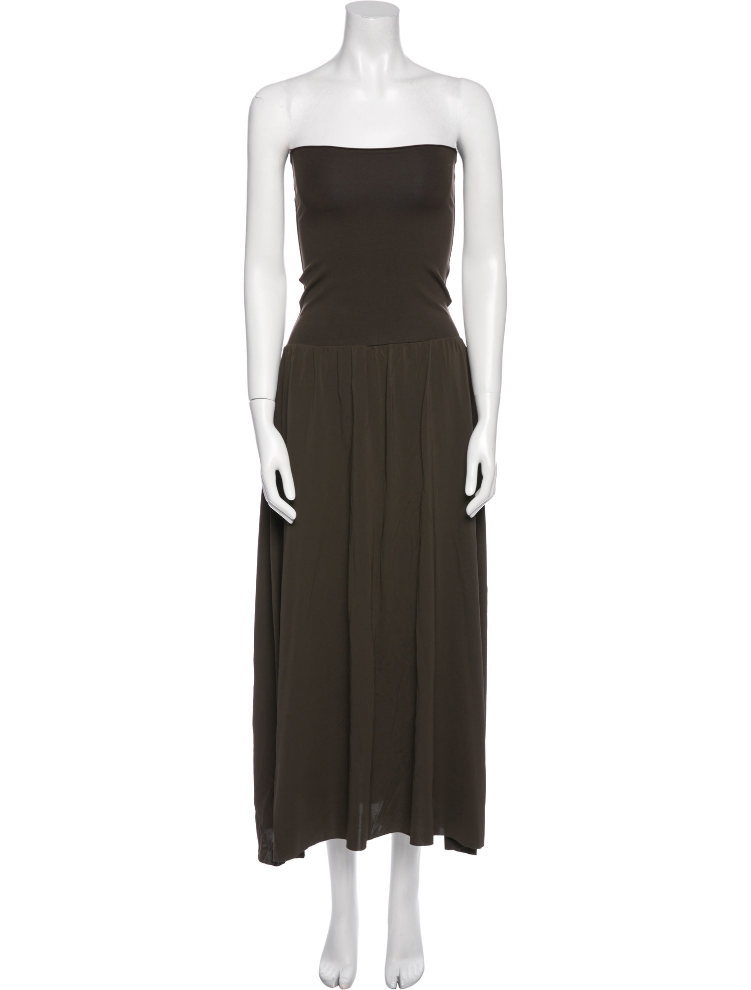 Eres Strapless Midi Length Dress