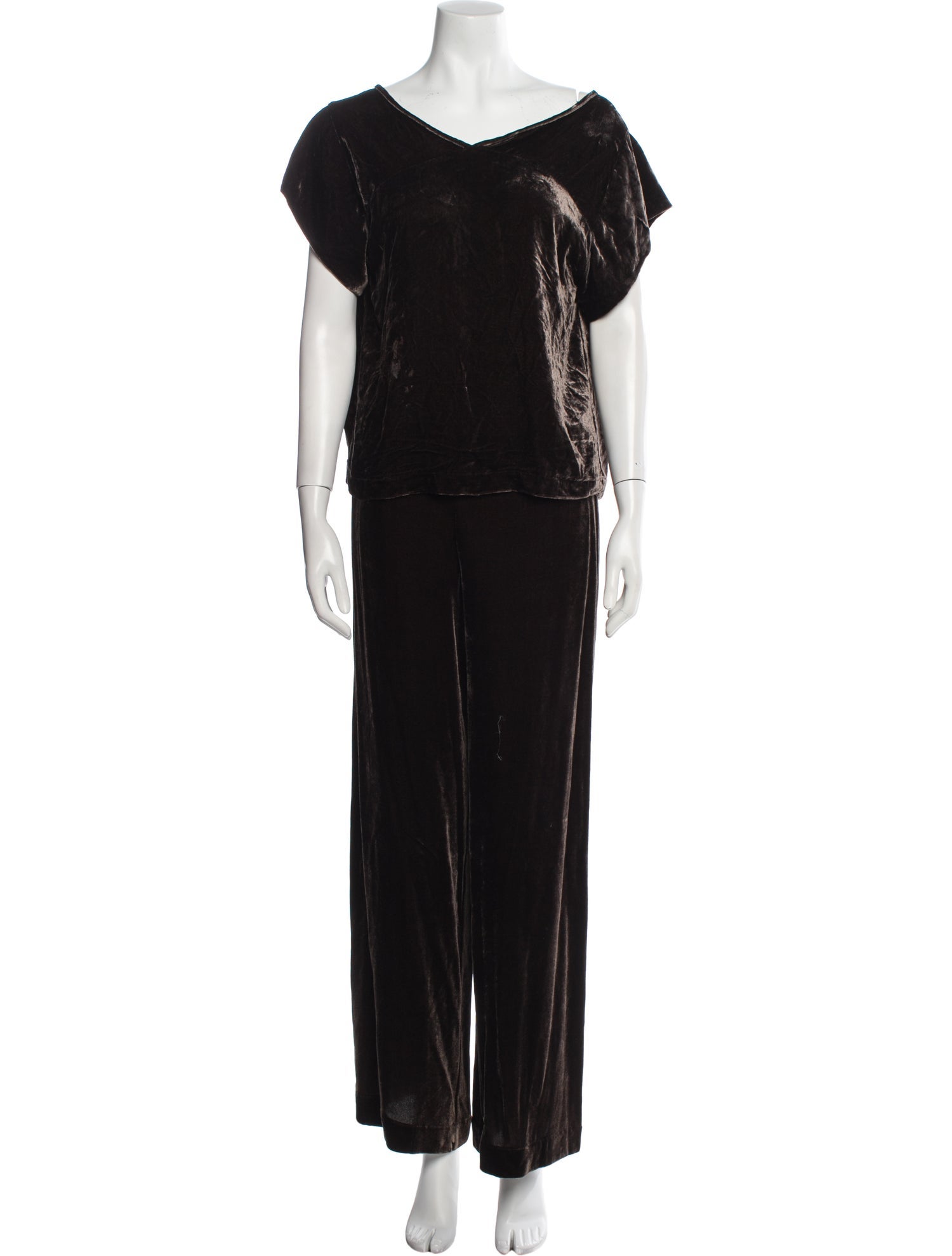 Eres Ruffle Embellishment Pant Set