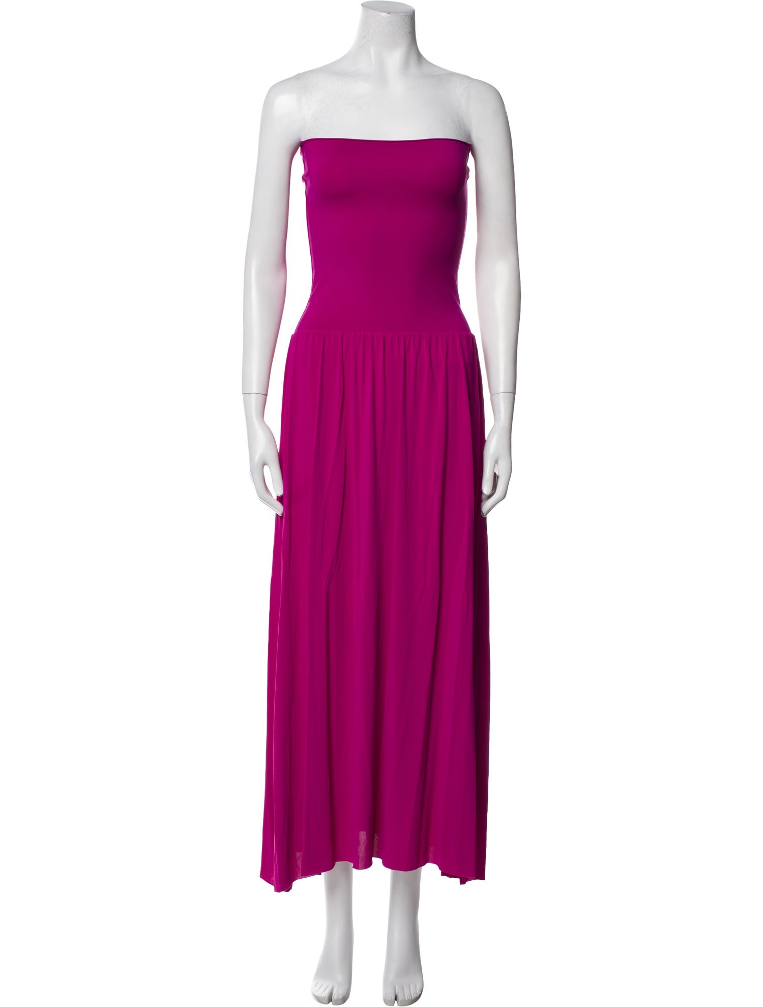 Eres Strapless Midi Length Dress