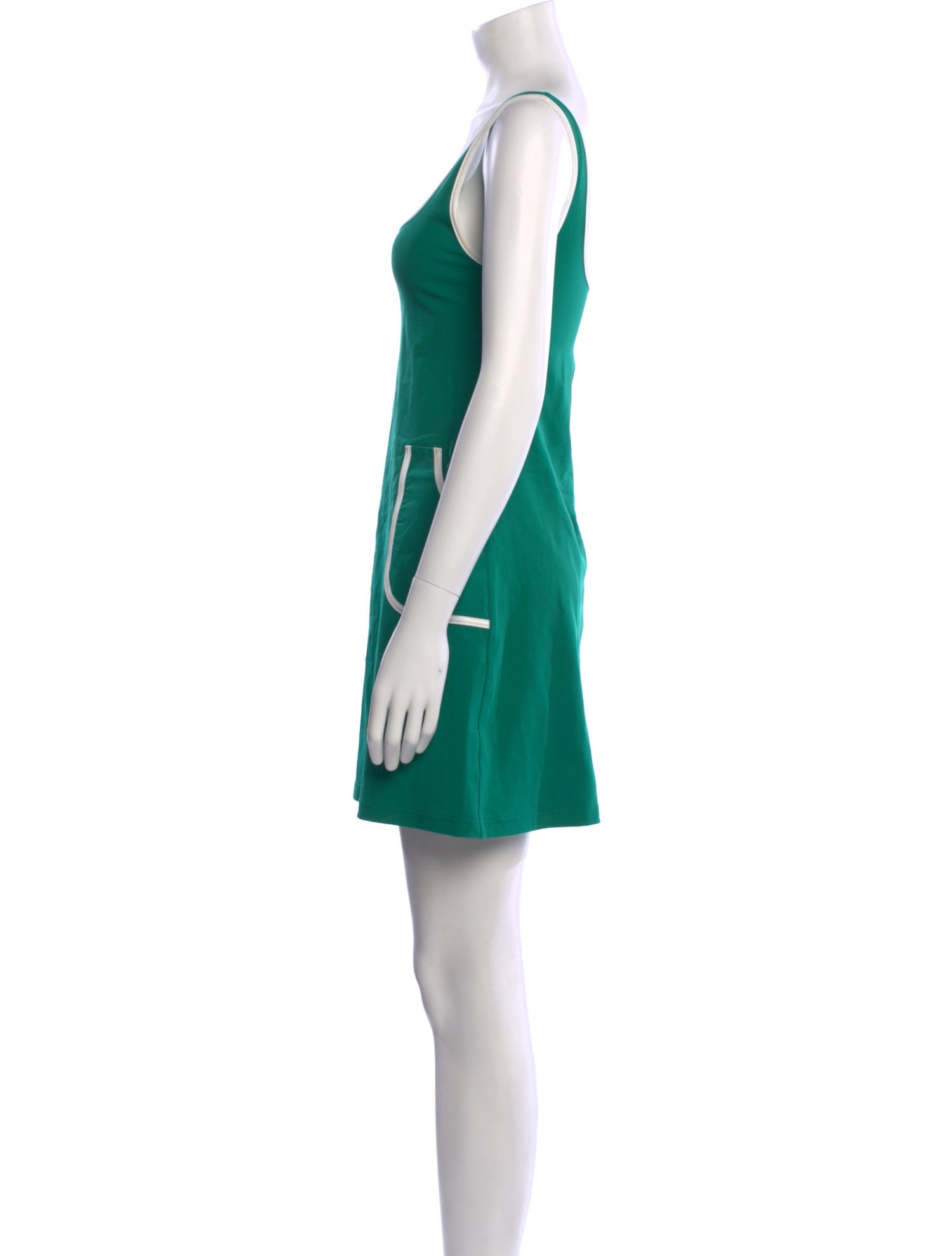 Eres Square Neckline Mini Dress