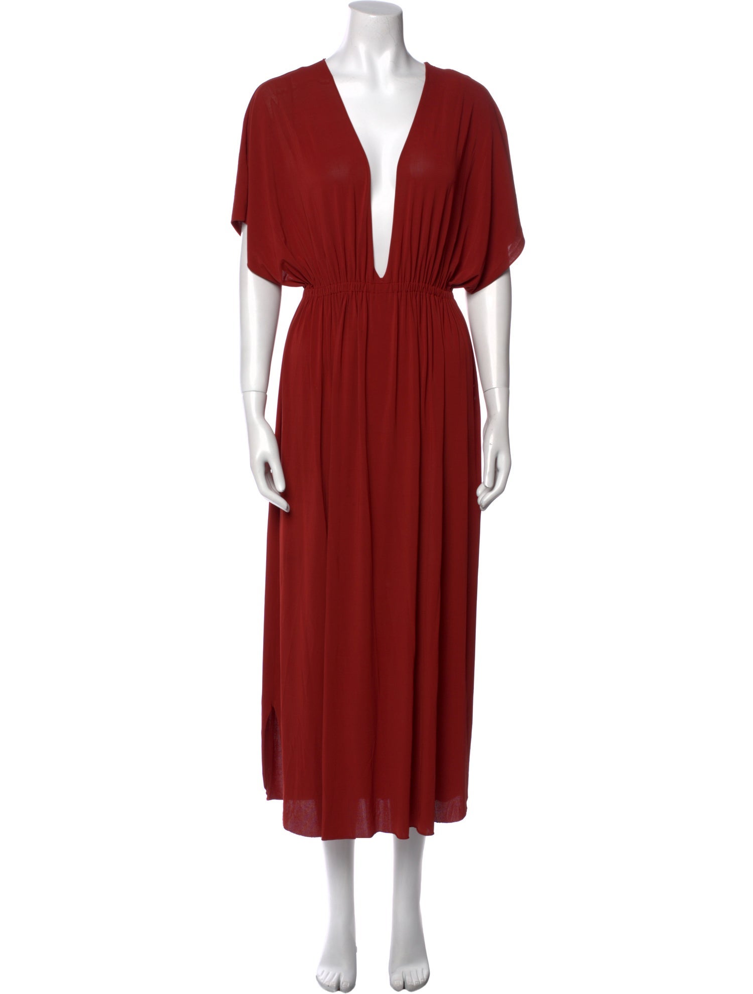 Eres V-Neck Midi Length Dress