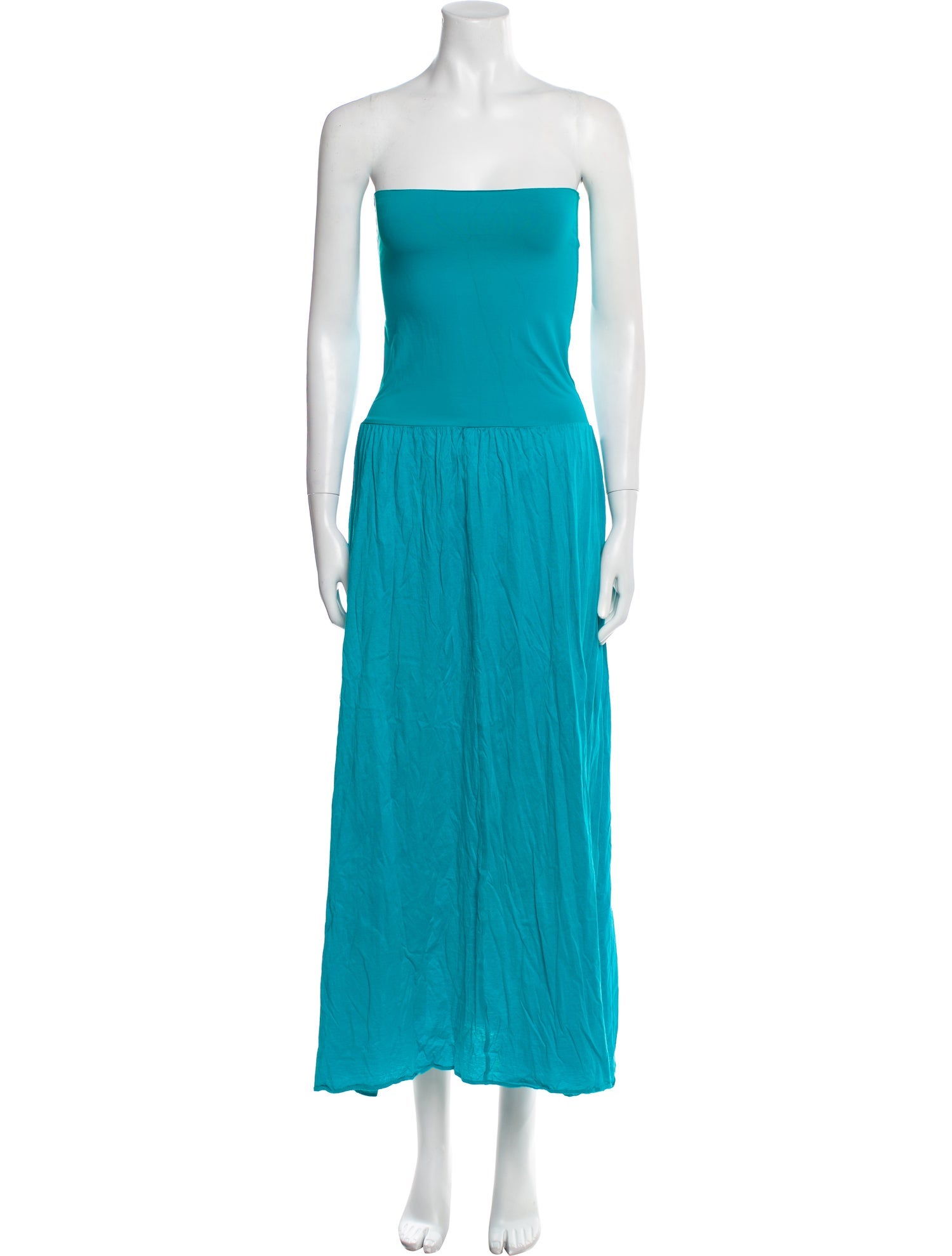 Eres Strapless Midi Length Dress