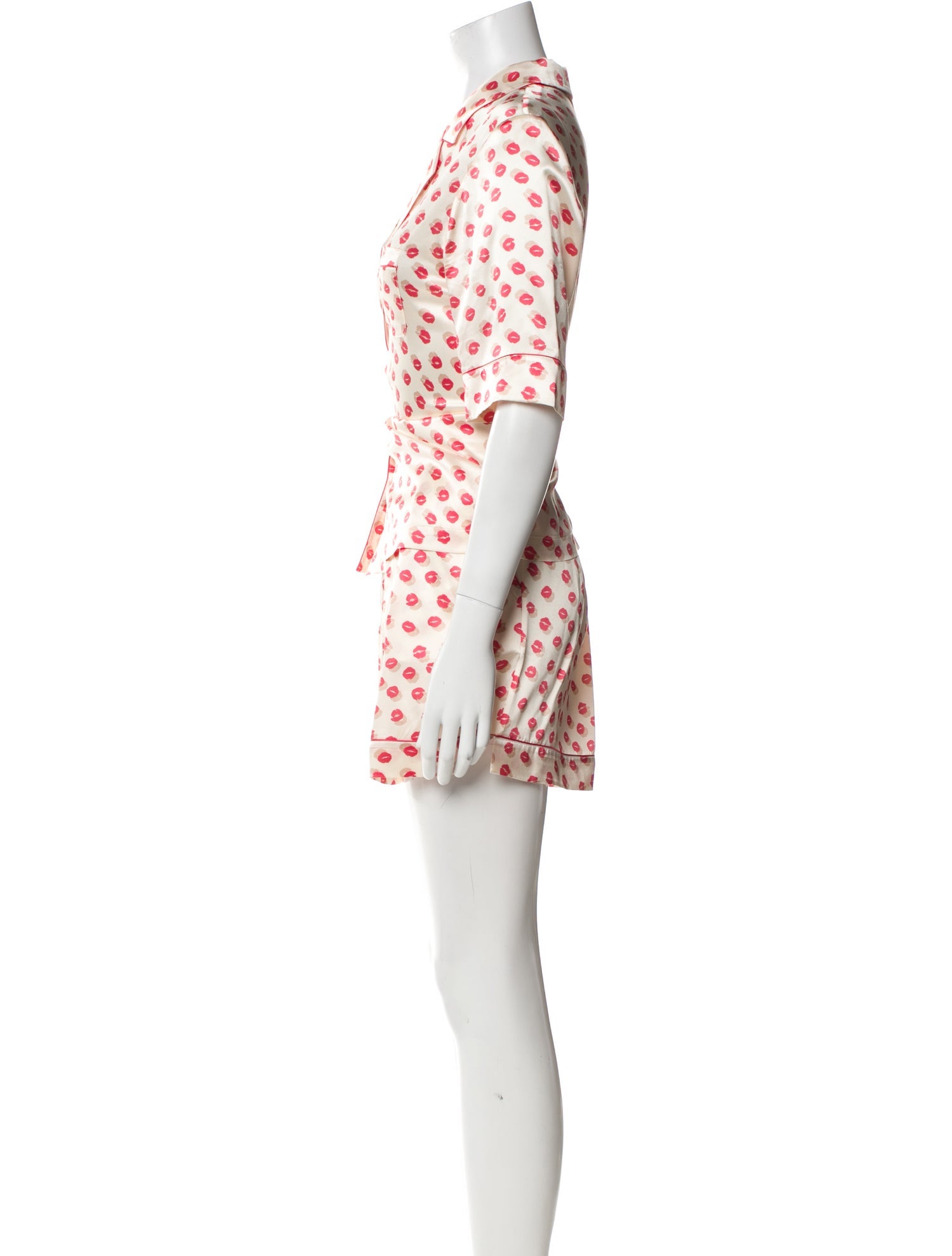 Eres Silk Printed Pajamas