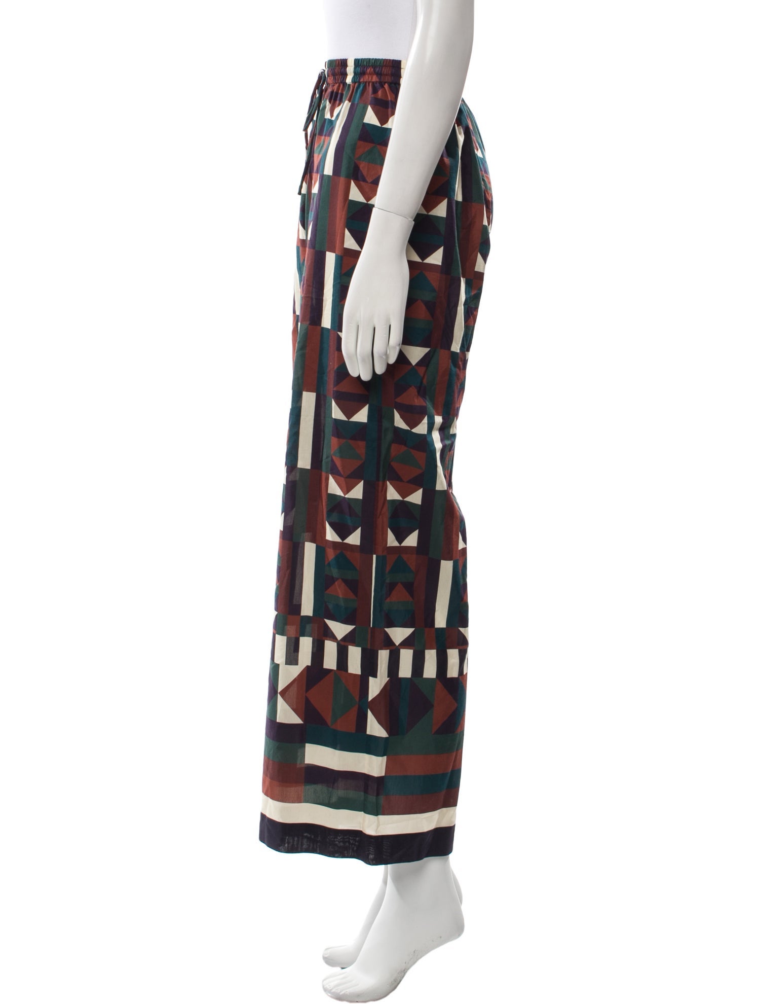 Eres Printed Wide Leg Pants