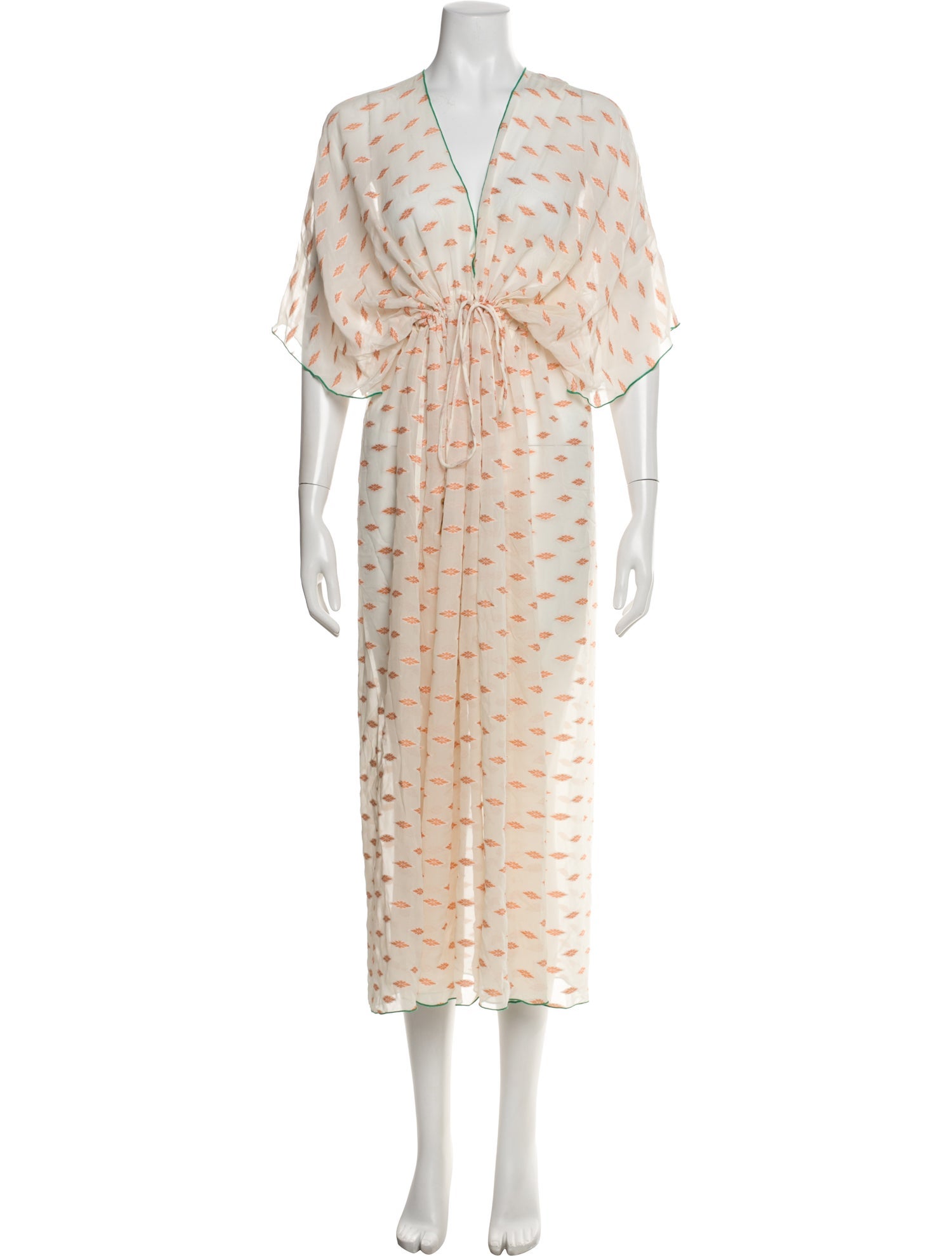 Eres Printed Tassel Accents Cover-Up