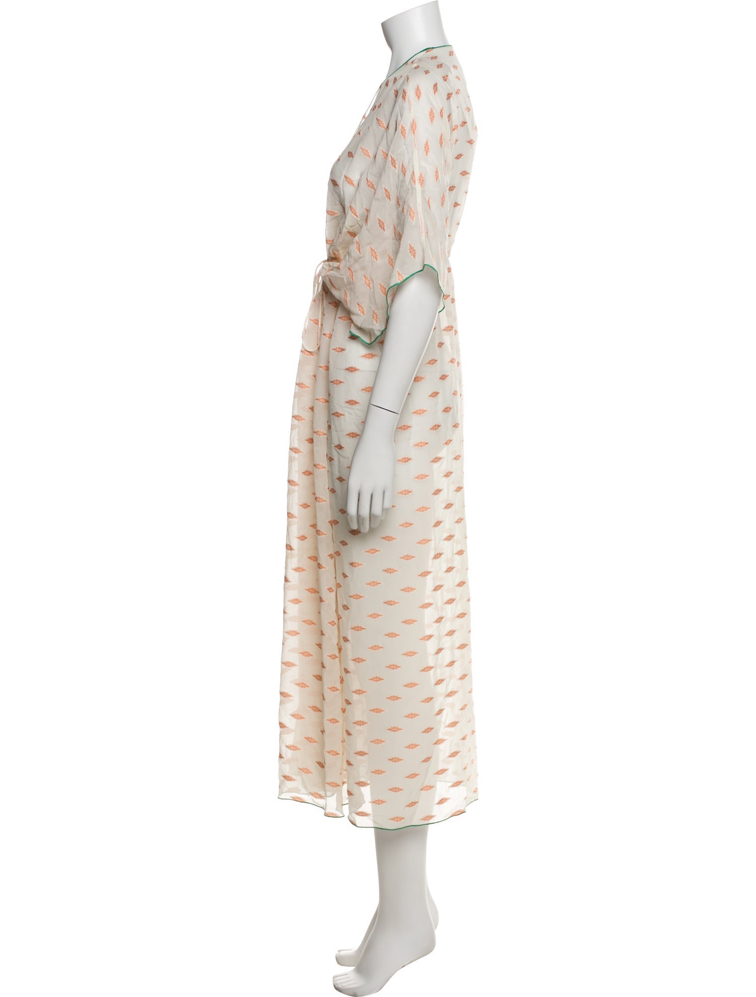 Eres Printed Tassel Accents Cover-Up