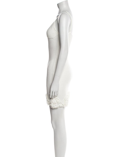 ELEXIAY V-Neck Mini Dress