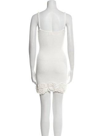 ELEXIAY V-Neck Mini Dress