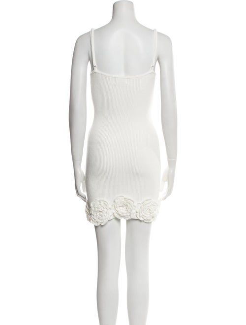 ELEXIAY V-Neck Mini Dress