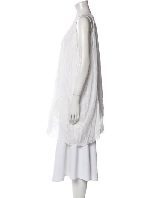 Easton Pearson Plunge Neckline Mini Dress