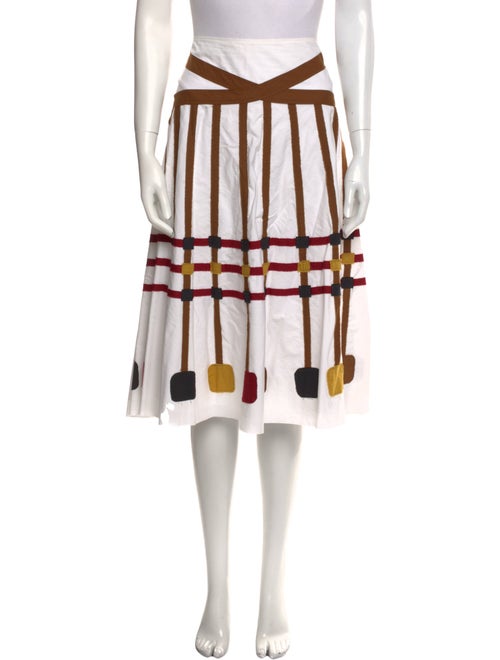 Easton Pearson Printed Midi Length Skirt