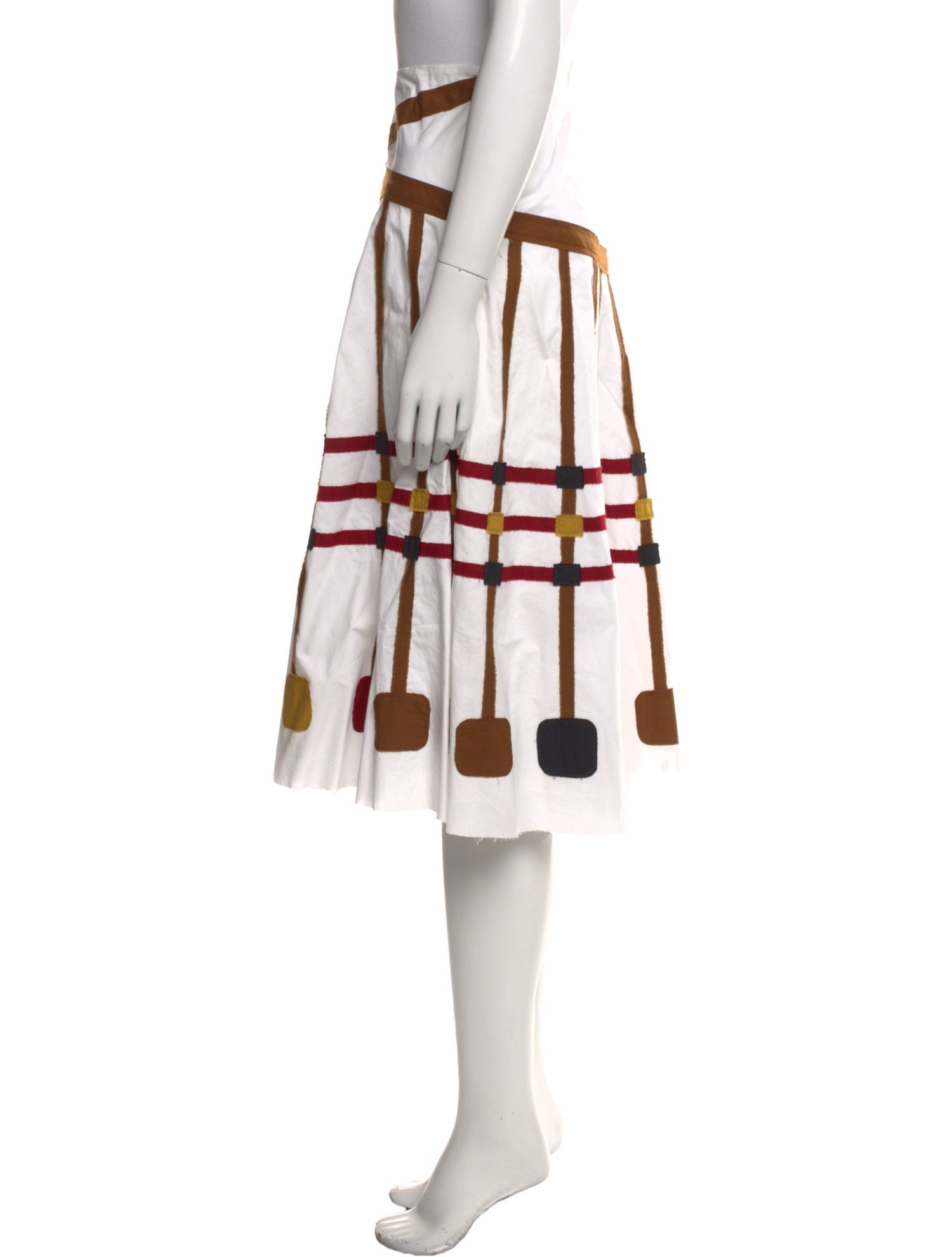 Easton Pearson Printed Midi Length Skirt