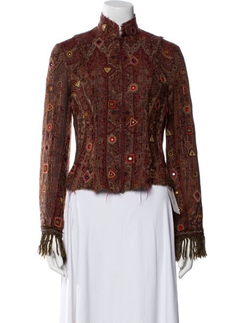 Easton Pearson Wool Tweed Pattern Evening Jacket