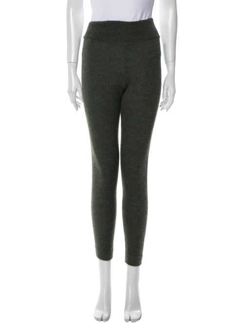 Electric Feathers Skinny Leg Pants Green