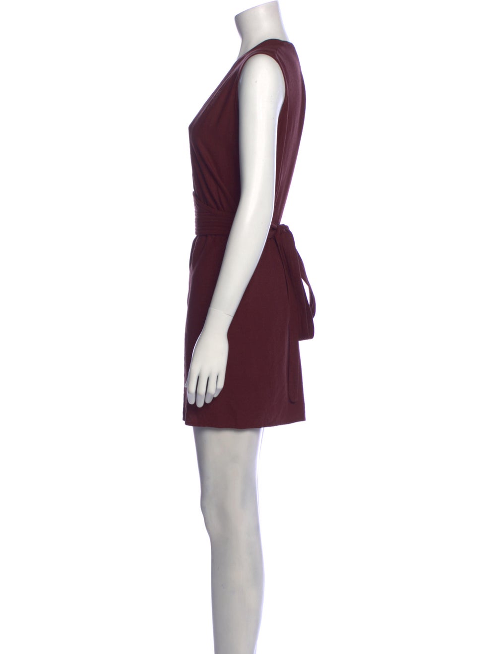 Electric Feathers Silk Mini Dress - image 2