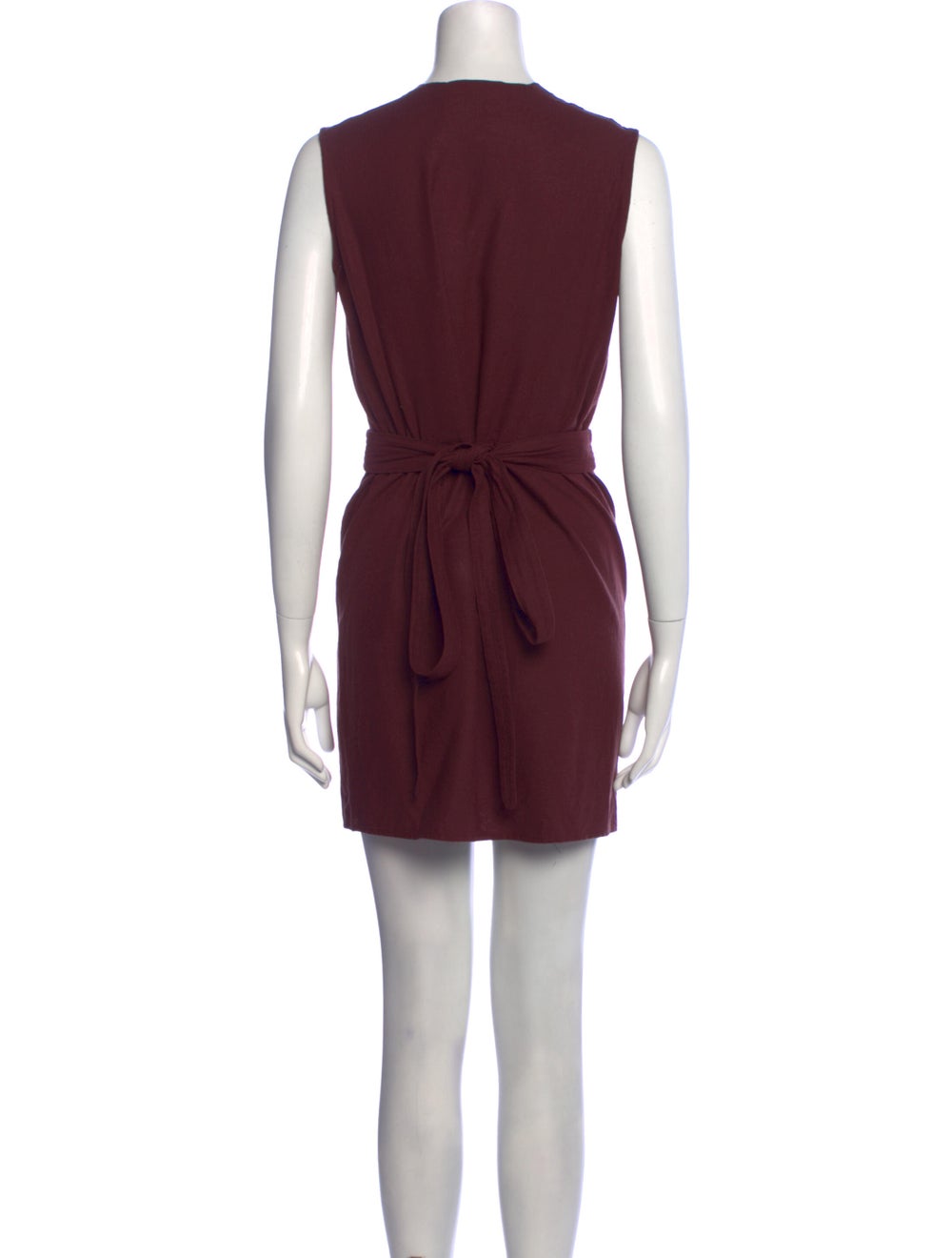 Electric Feathers Silk Mini Dress - image 3