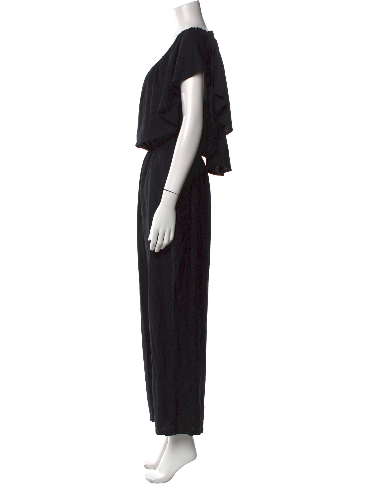 Electric Feathers Square Neckline Jumpsuit