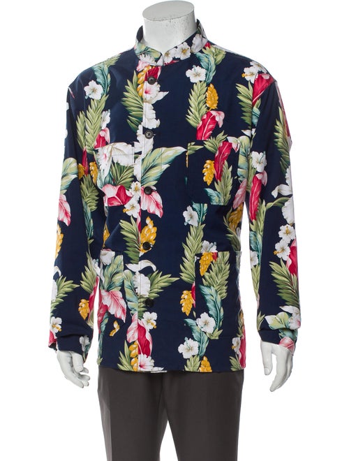 Engineered Garments Floral Print Long Sleeve Shirt