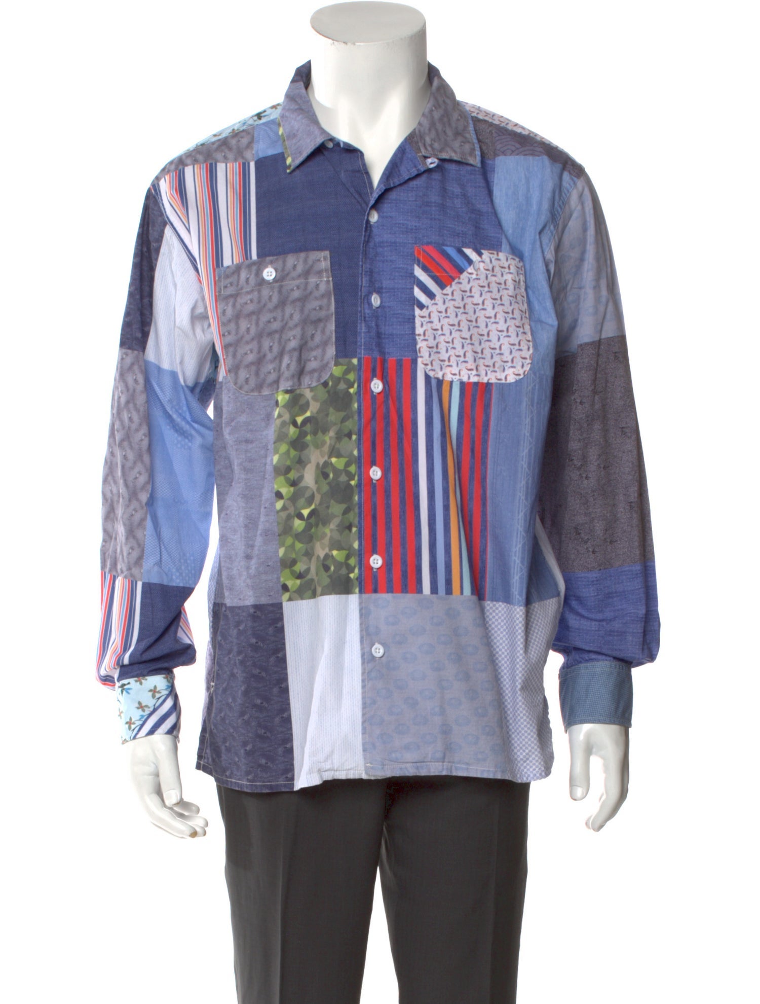 Engineered Garments Printed Long Sleeve Shirt