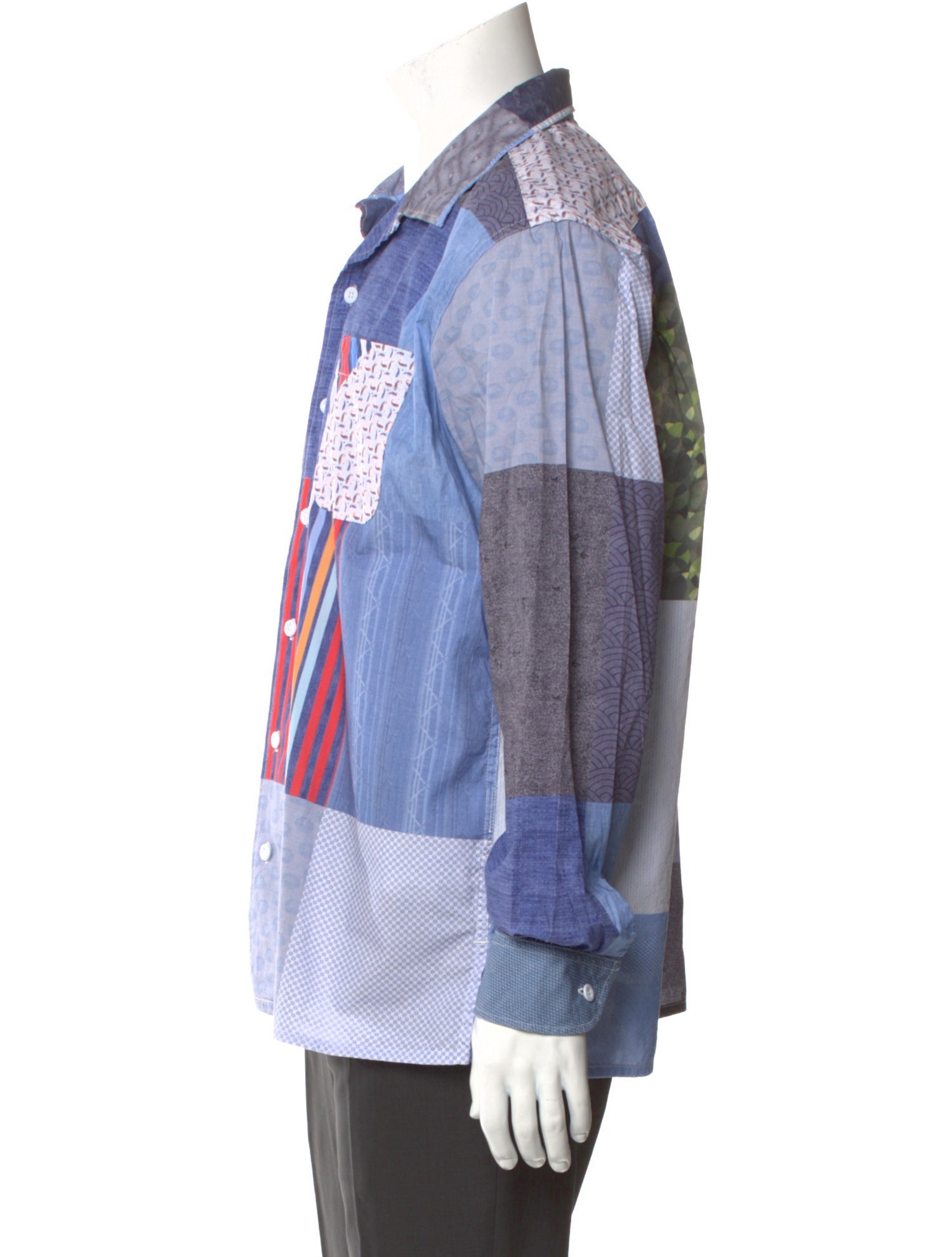 Engineered Garments Printed Long Sleeve Shirt