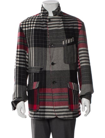 Engineered Garments Wool Plaid Print Jacket